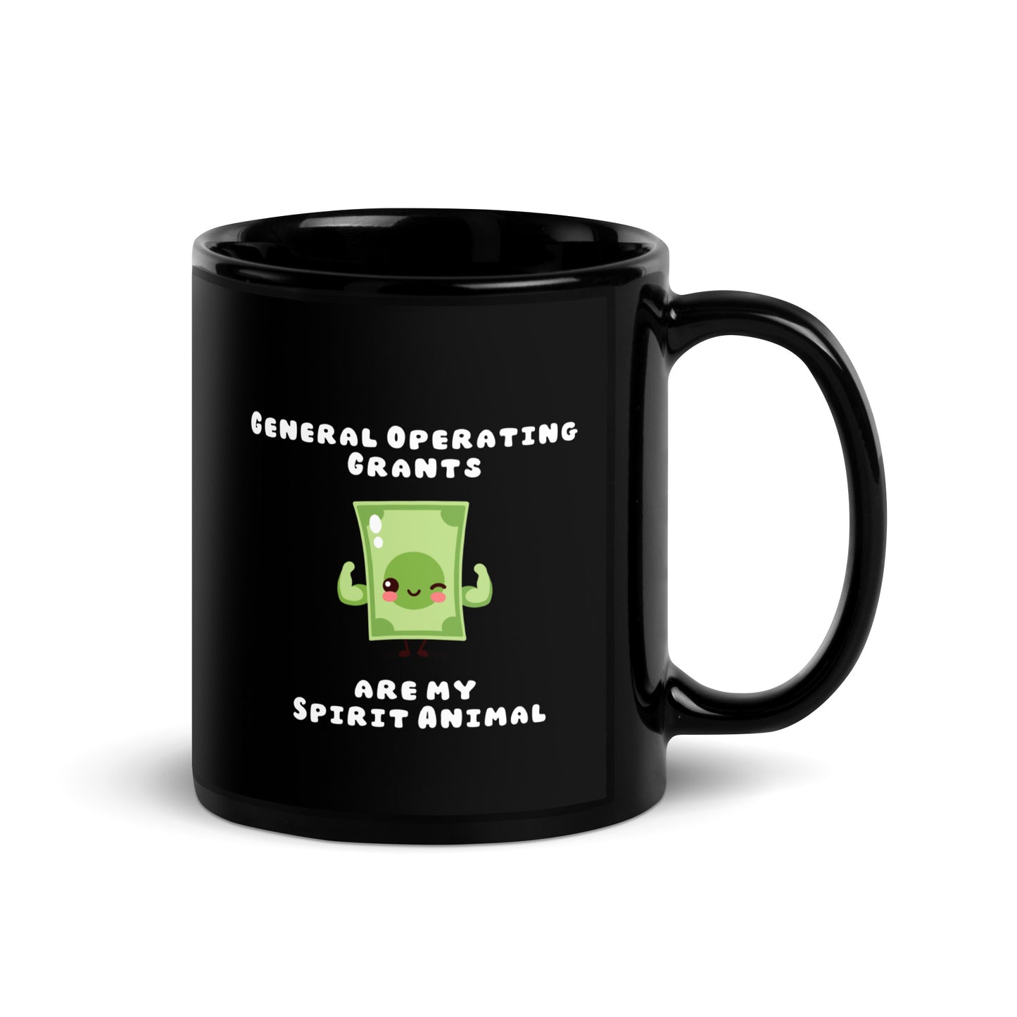 General Operating Spirit Animal 11oz Black Glossy Mug