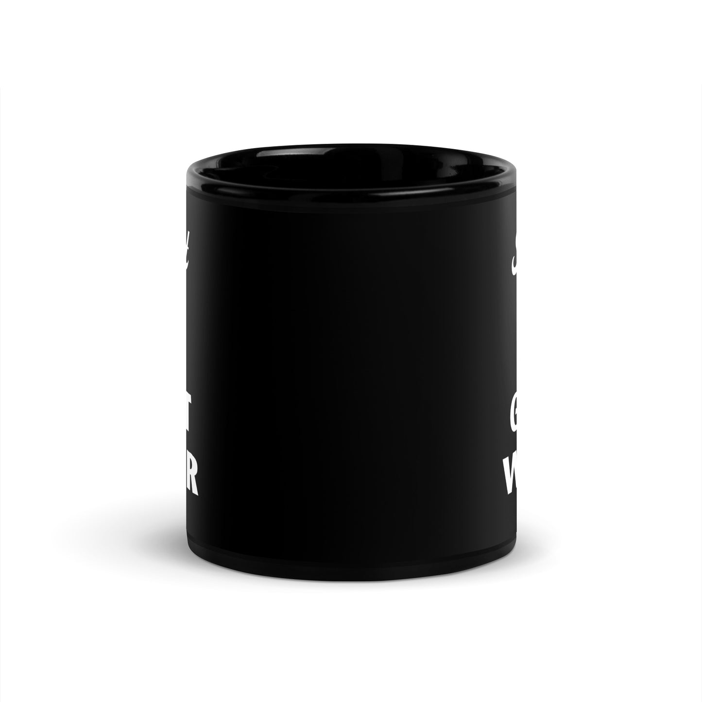 Support Your Local Grant Writer Black Glossy Mug 11oz