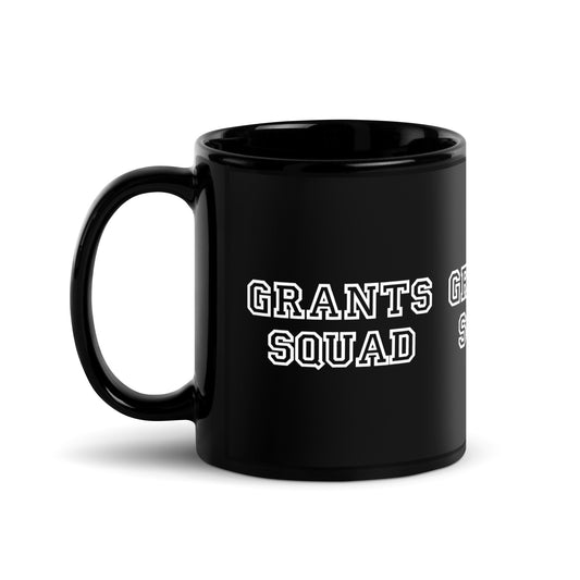 Grants Squad Black Glossy Mug 11oz