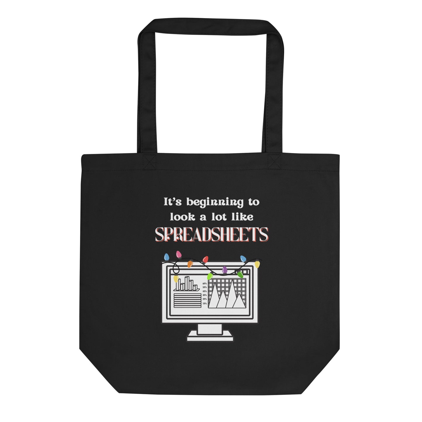 Holiday Spreadsheets Eco Tote Bag