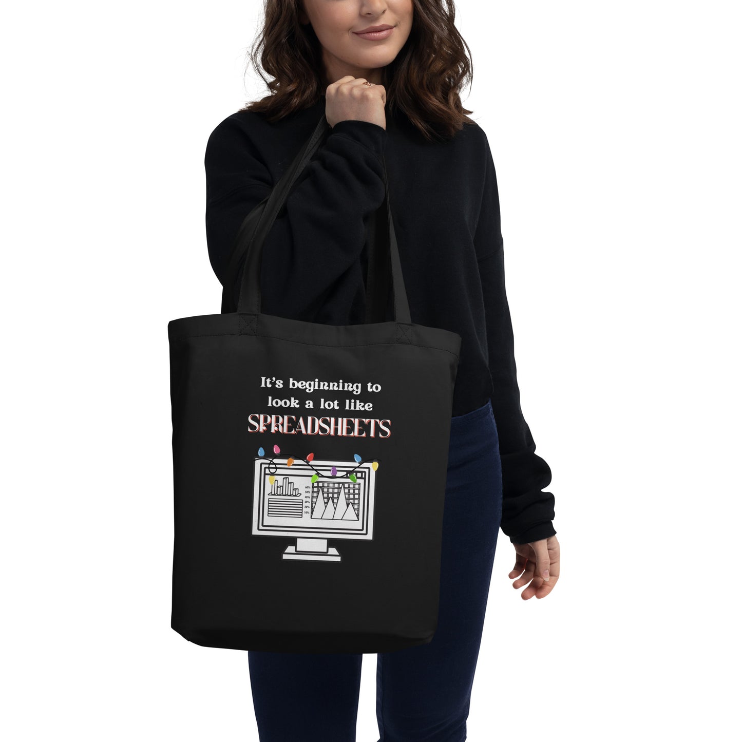 Holiday Spreadsheets Eco Tote Bag