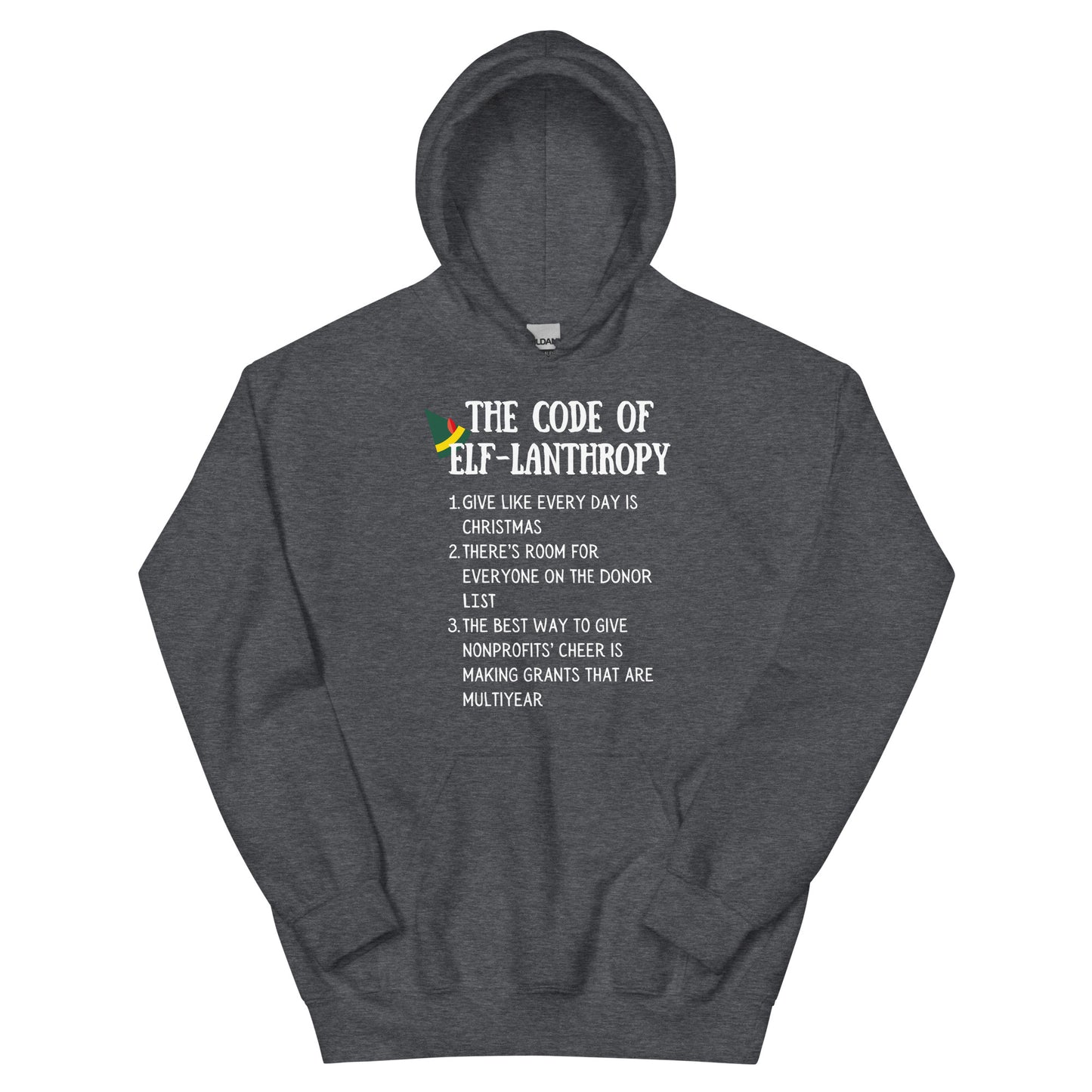 Code of Elf-lanthropy Unisex Hoodie