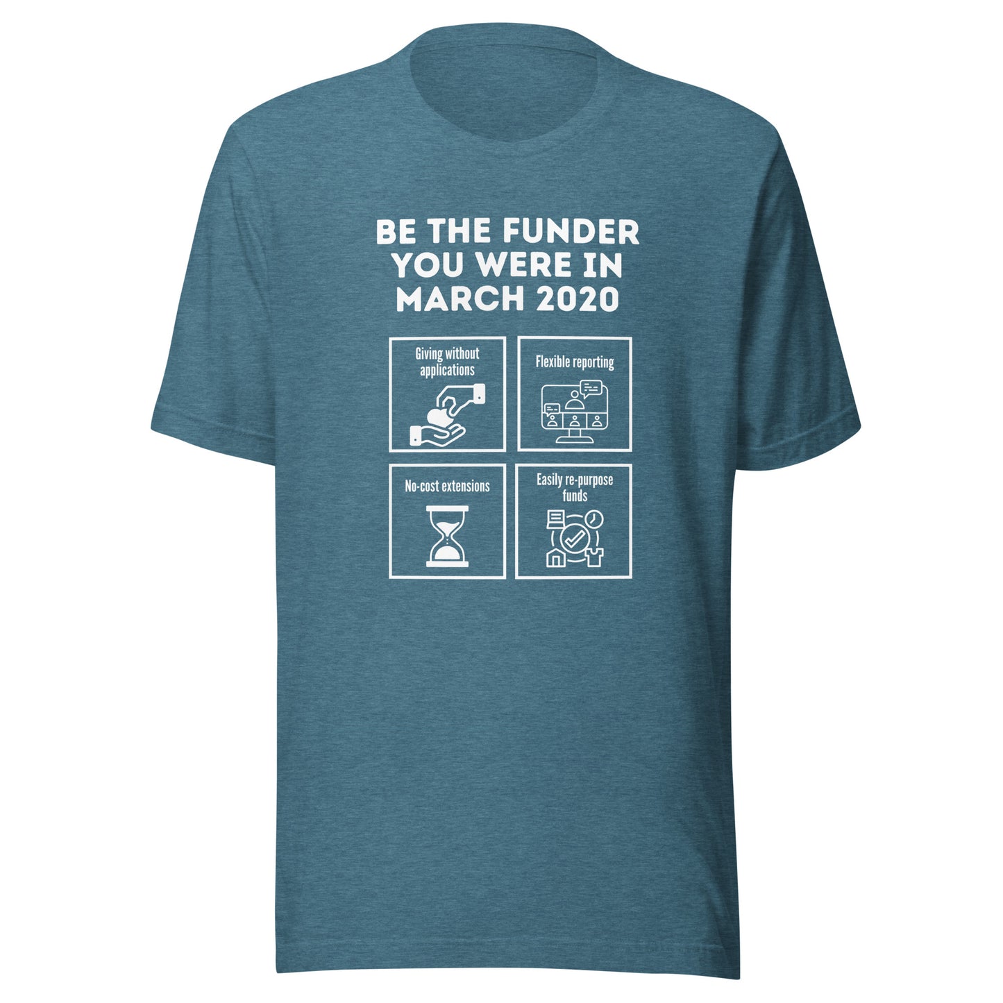 Be the Funder You Were in March 2020 dark Unisex t-shirt