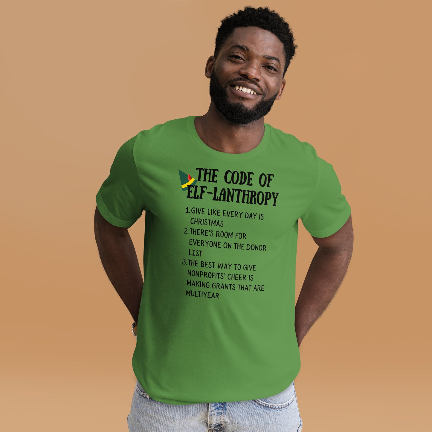Code of Elf-lanthropy light Unisex t-shirt