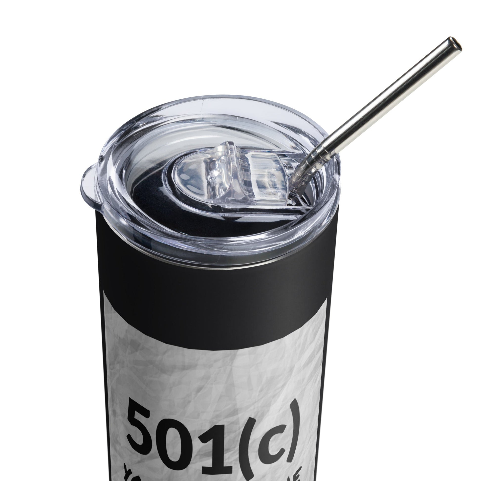 501(c) You After the Busy Season Grants Management Stainless steel tumbler-recalciGrant