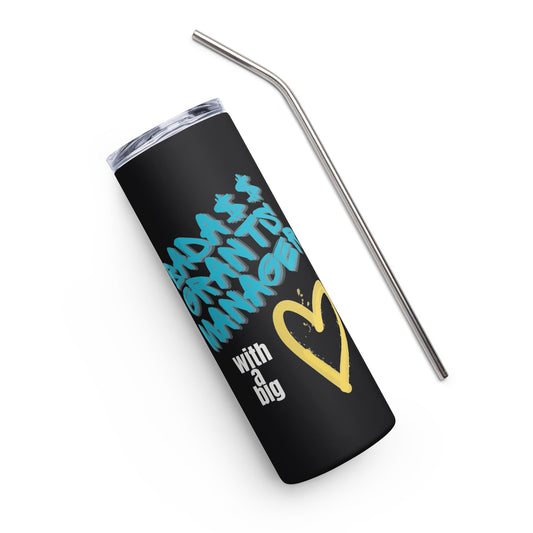 Bada$$ Grants Manager Graffiti Stainless steel tumbler