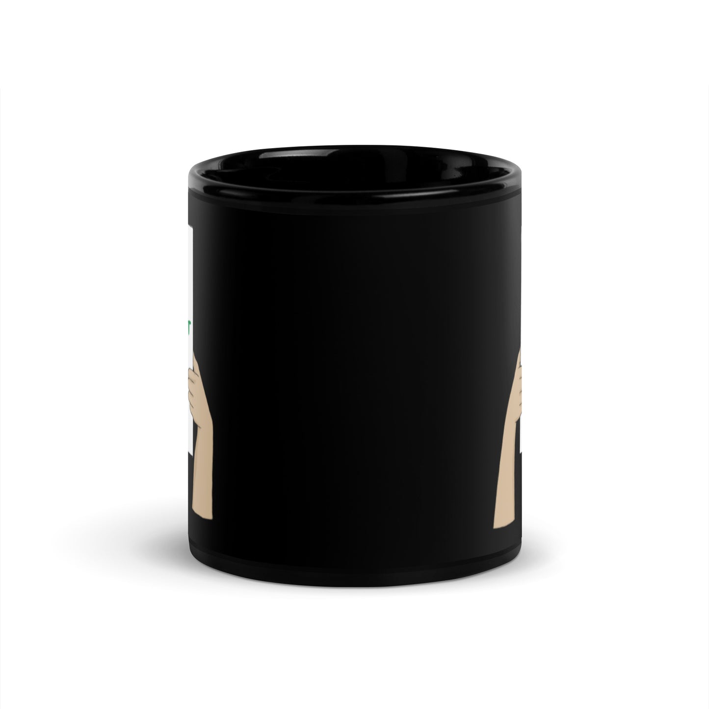 Bring Grants Management to the Front Office Protest Black Glossy Mug 11oz