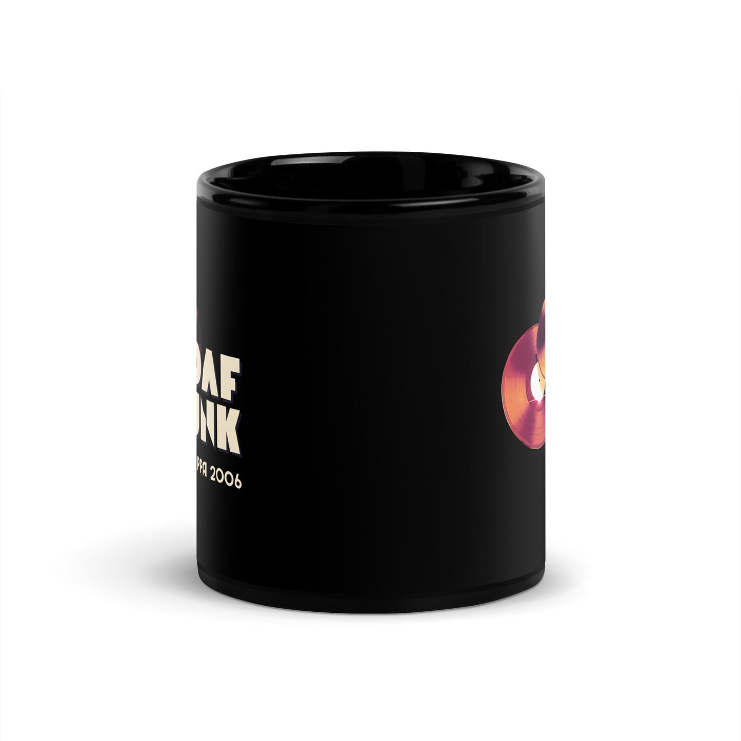DAF Punk Black Glossy Mug 11oz