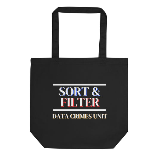 Data Crimes Unit Eco Tote Bag-recalciGrant