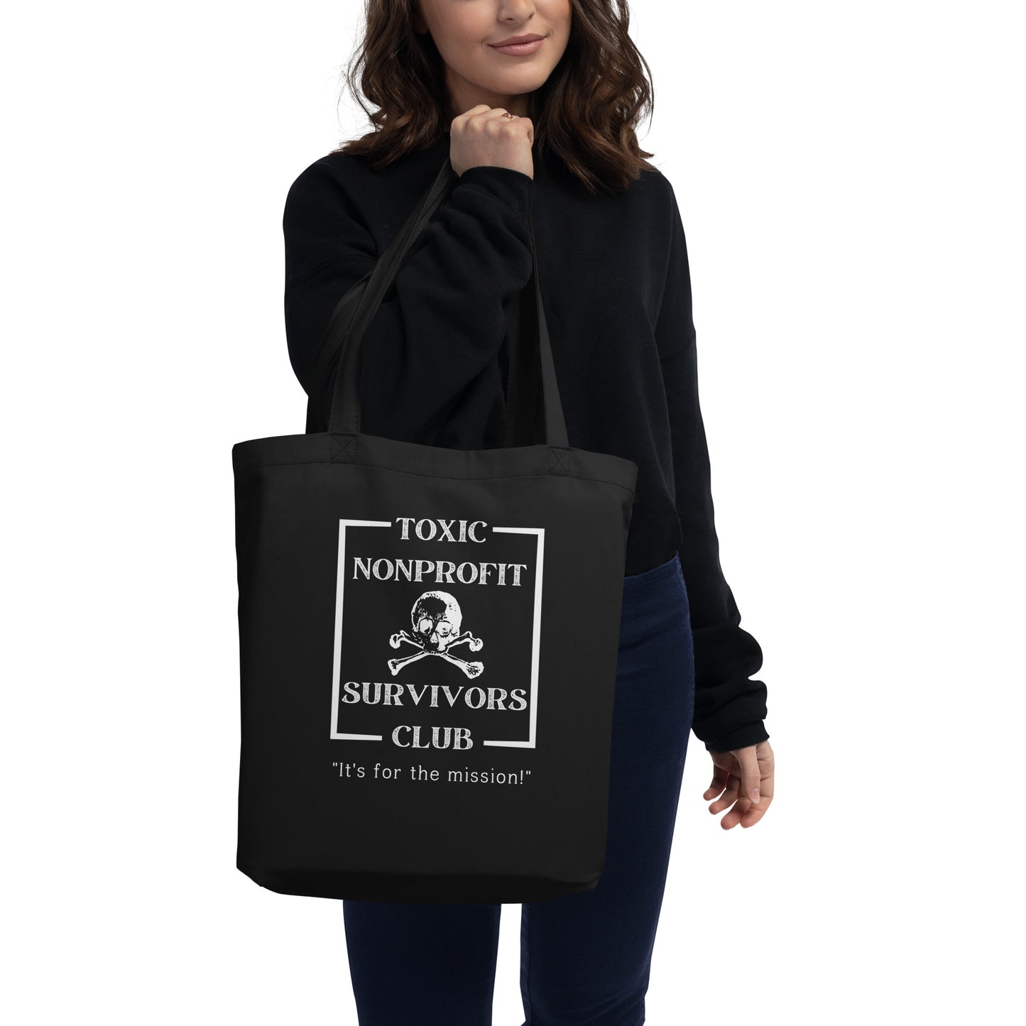 Toxic Nonprofit Survivors Club Eco Tote Bag-recalciGrant