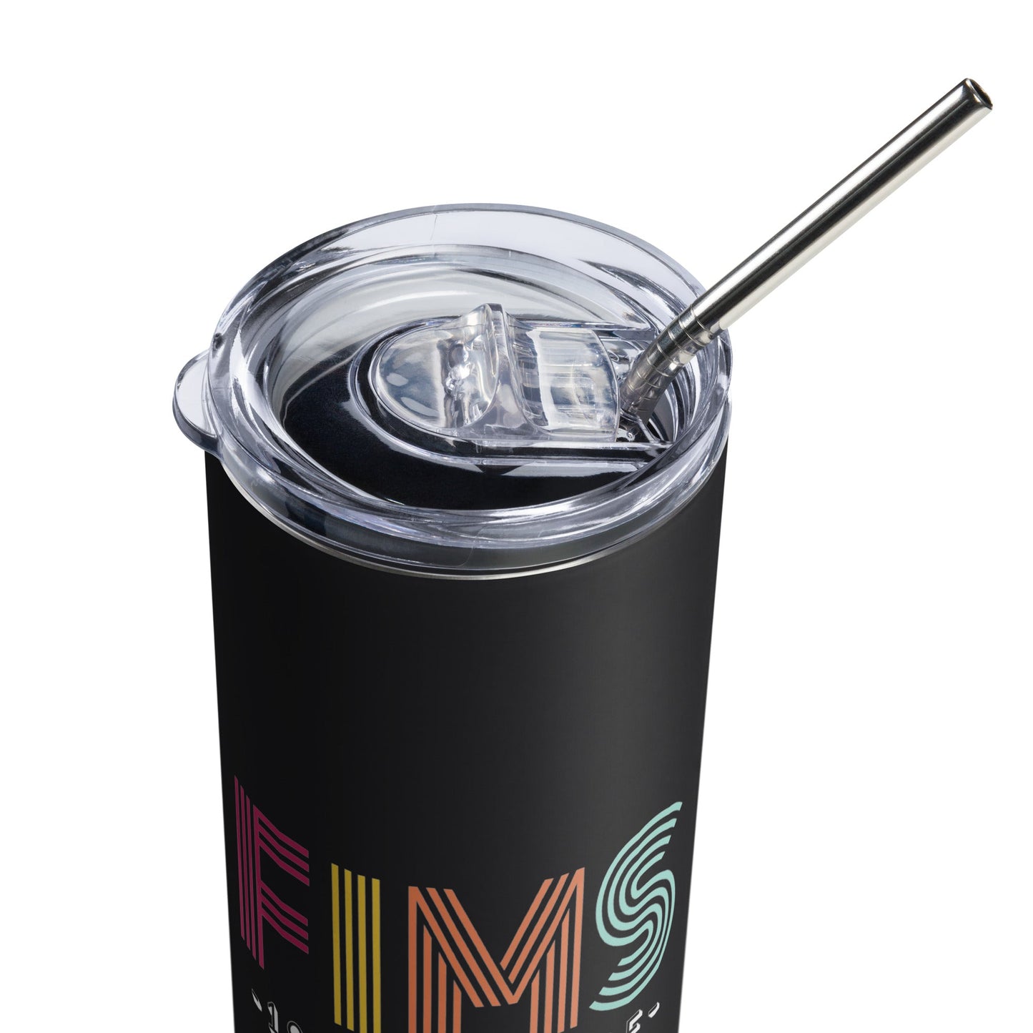 FIMS 1991 Vintage Stainless steel tumbler-recalciGrant