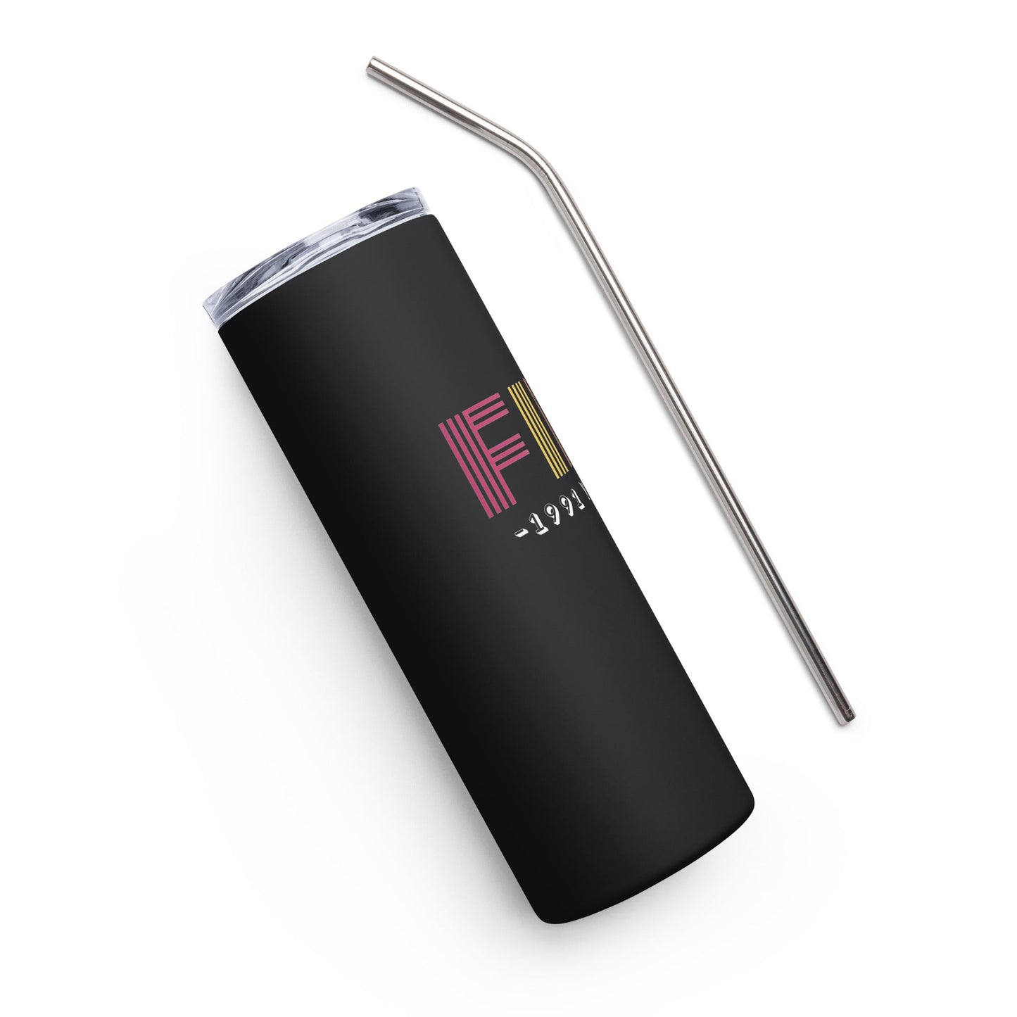 FIMS 1991 Vintage Stainless steel tumbler-recalciGrant