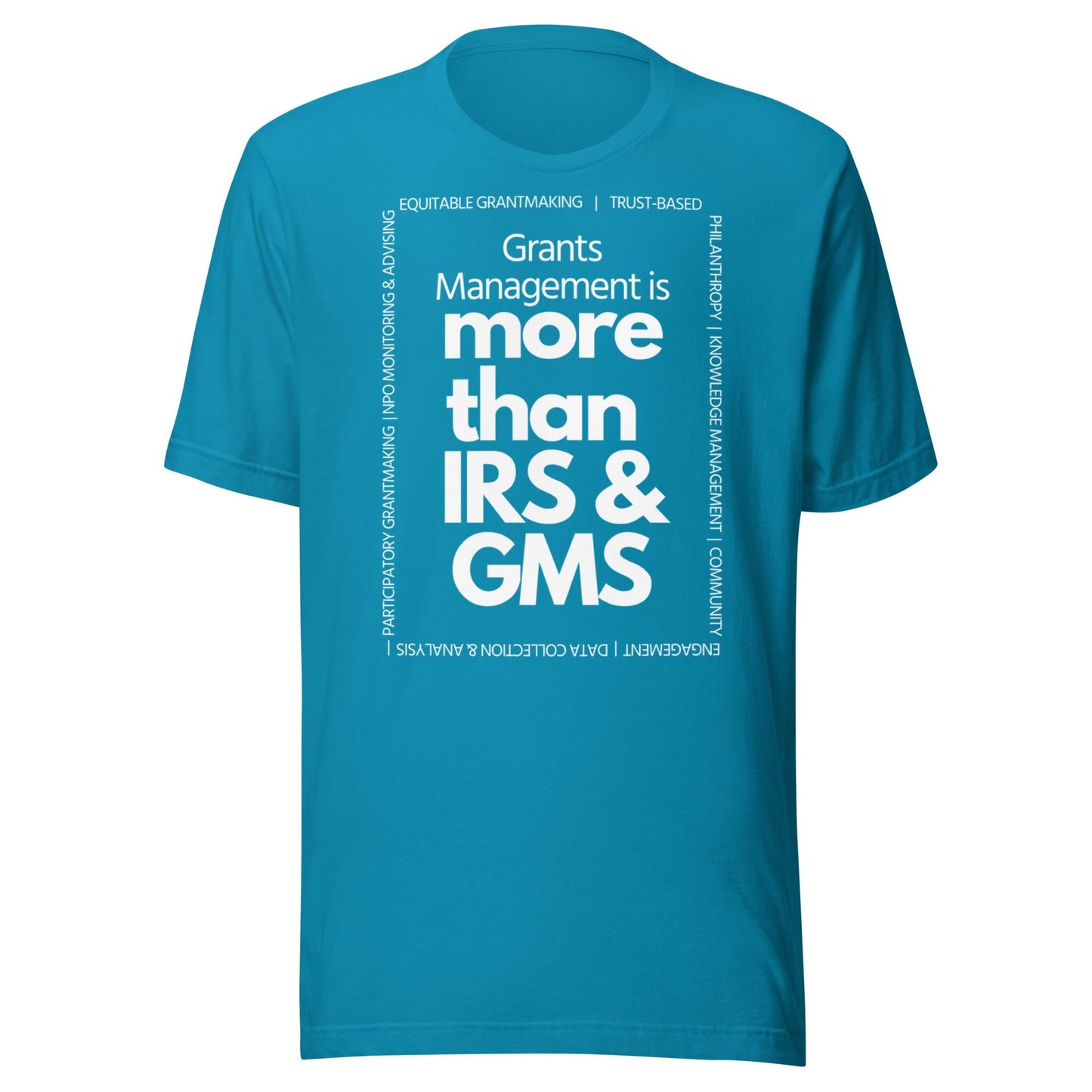 Grants Management is more than IRS & GMS - Dark Unisex t-shirt-recalciGrant