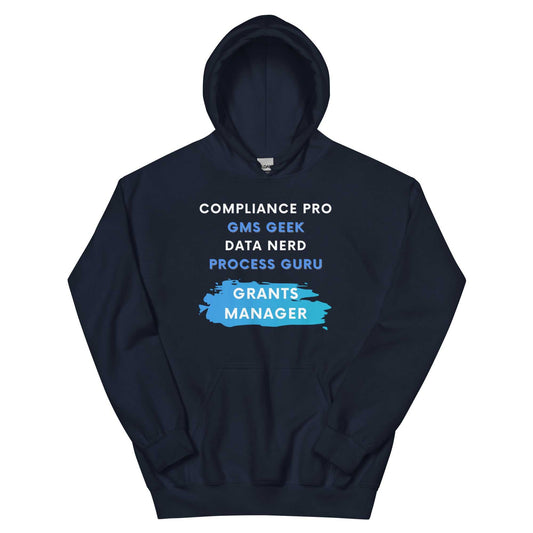 Grants Manager Skill Words - Dark Unisex Hoodie