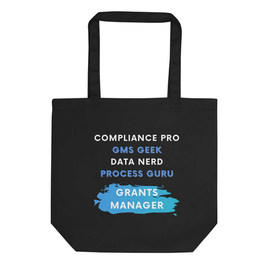 Grants Manager Skill Words Eco Tote Bag
