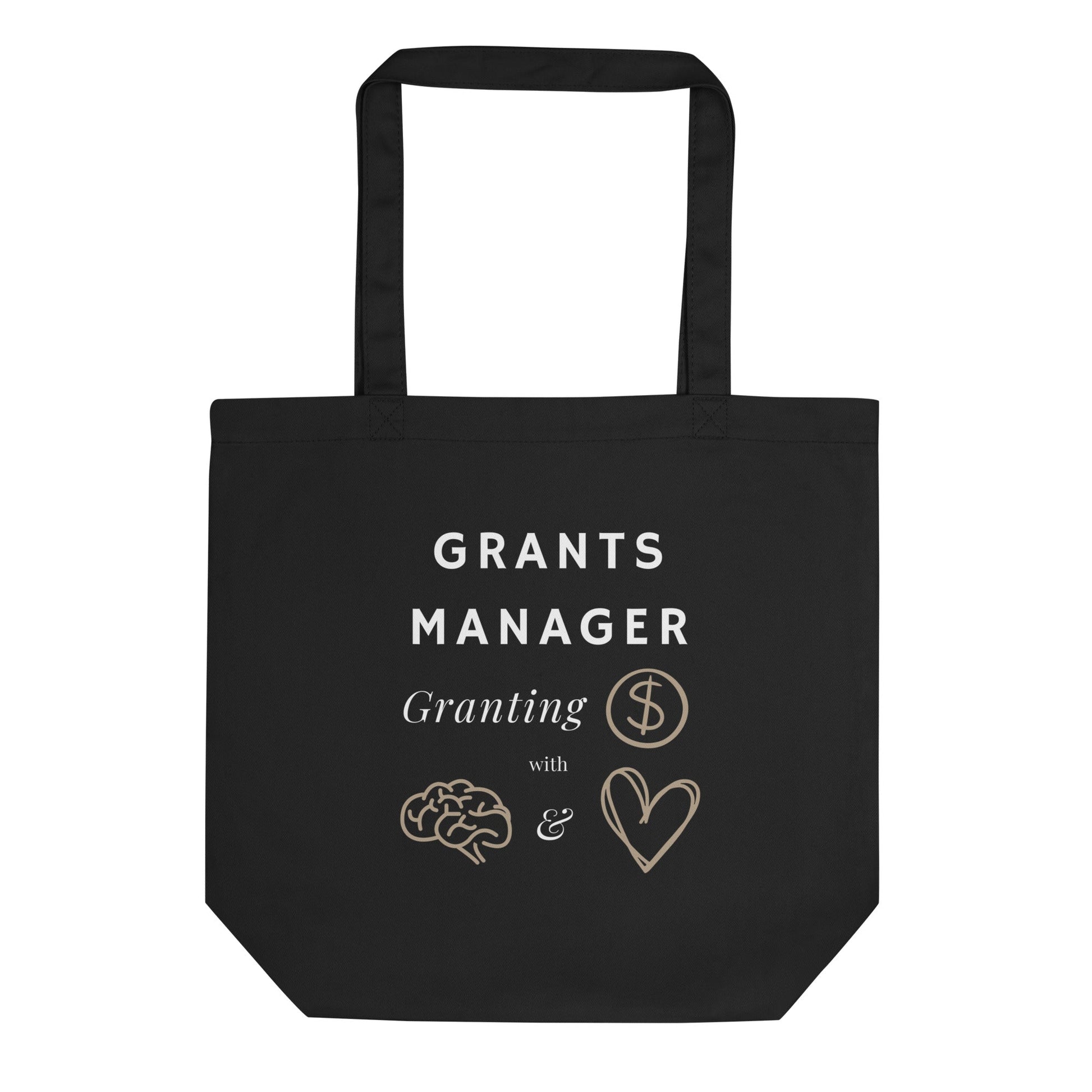 Grants Manager Smarts & Hearts Eco Tote Bag-recalciGrant