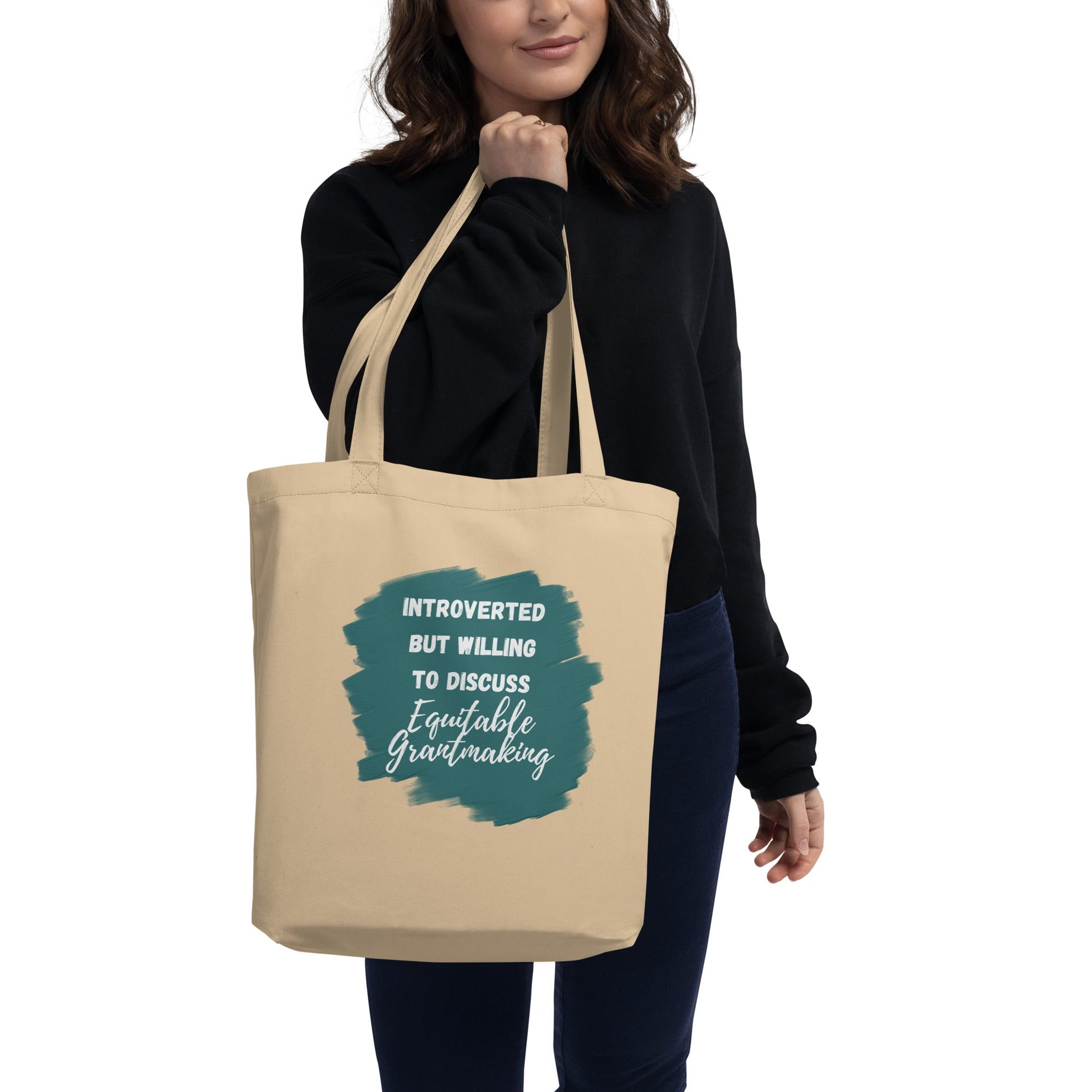 Introverted but Willing to Discuss Equitable Grantmaking Eco Tote Bag