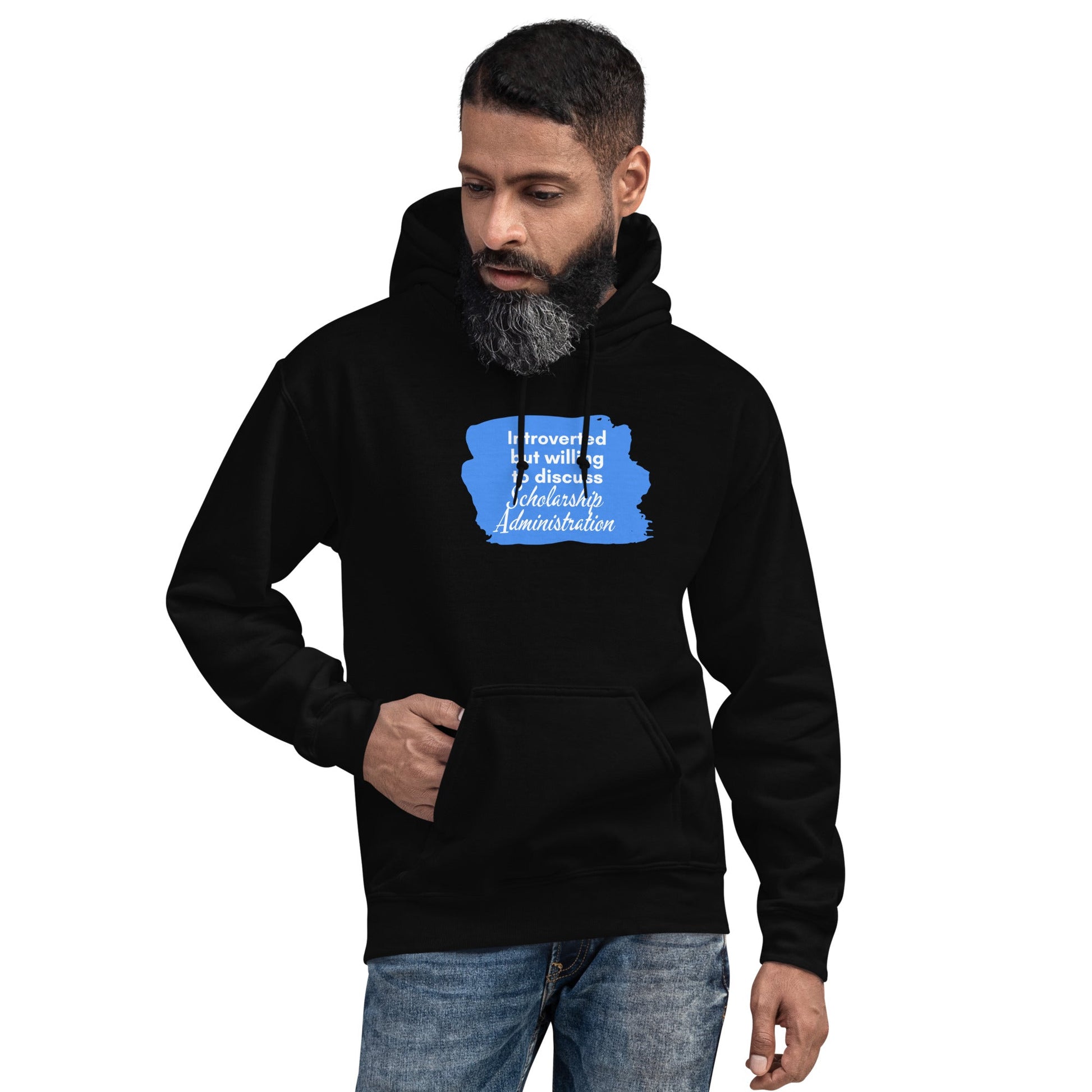 Introverted but Willing to Discuss Scholarship Admin Unisex Hoodie