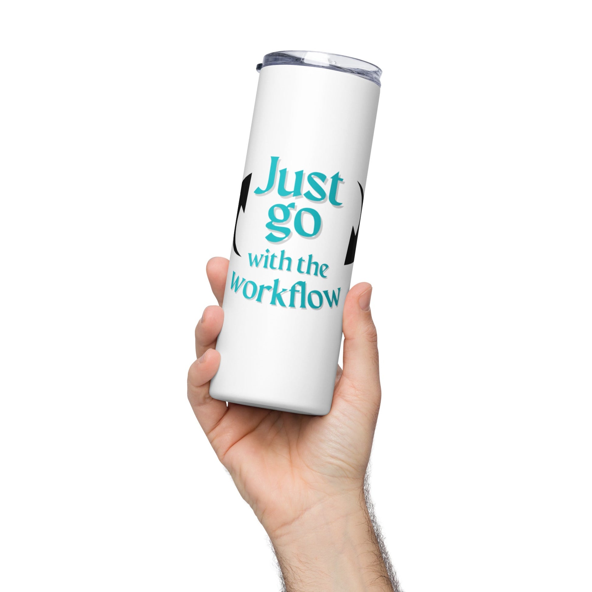 Just Go with the Workflow Stainless steel tumbler