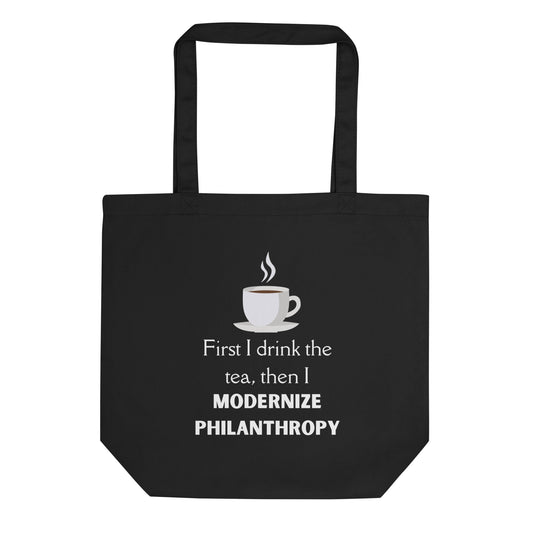 Modernize Philanthropy Tea Eco Tote Bag-recalciGrant