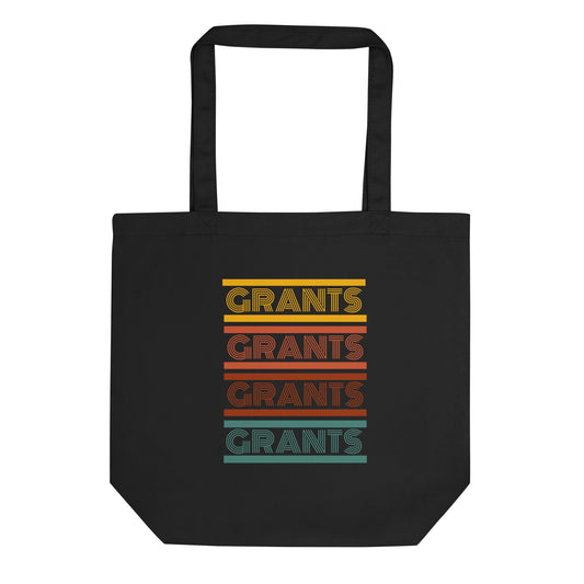 Retro Grants Typography Eco Tote Bag