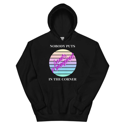 Retro Nobody Puts Grants Management in the Corner - Dark Unisex Hoodie