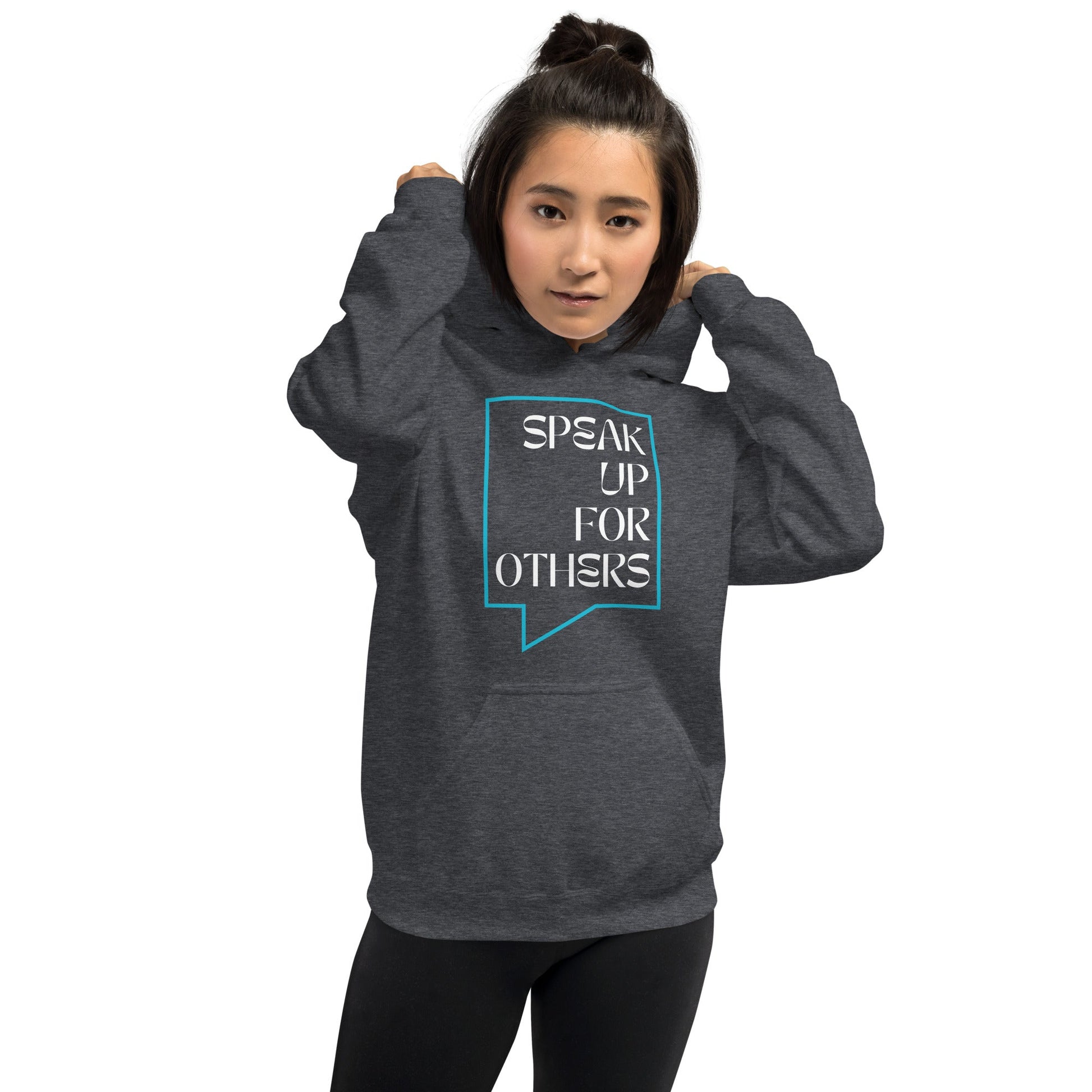 Speak Up for Others Speech Bubble Unisex Hoodie-recalciGrant