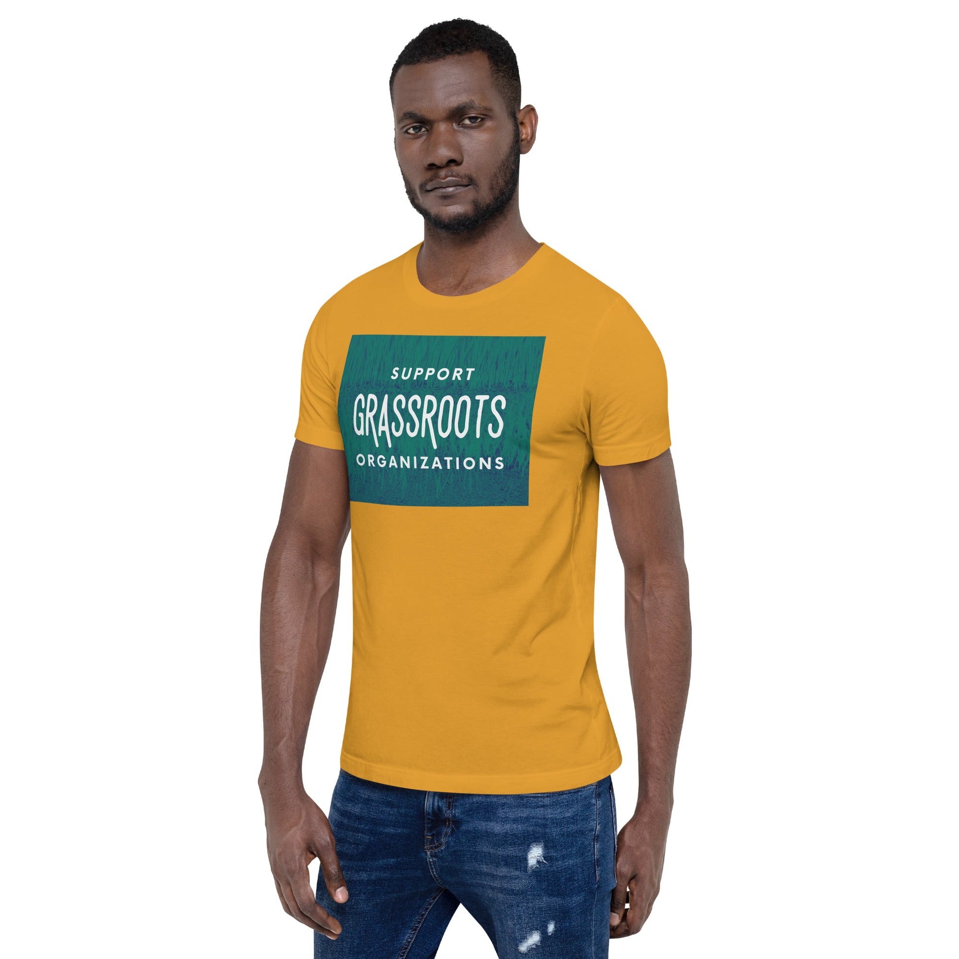Support Grassroots Organizations Unisex t-shirt-recalciGrant